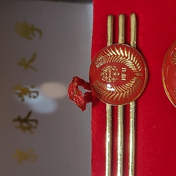 Chinese Vintage Tie Clasp and Pin - Picture 3 of 9